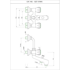 Wall Mixer 3-in-1 System