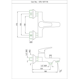 Single Lever Wall Mixer