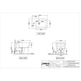 Floor Mounted Bidet