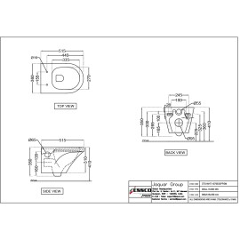 Rimless Wall Hung WC